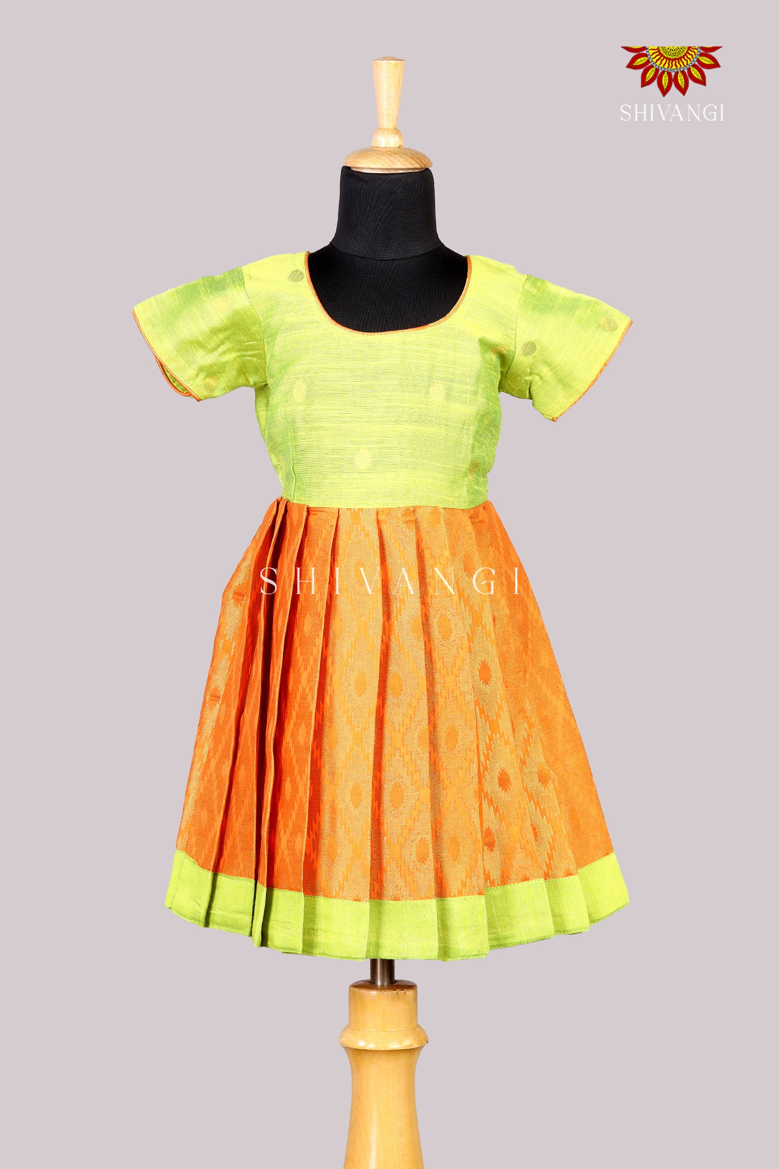 Orange frocks hot sale designs