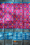 Pink Pochampally Silk Pattu Pavadai Unstitched Material For Kids !!!