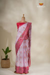 Mirror Patola Lavender Mom And Daughter Saree and Pattu Pavadai Combo Set !!!