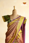 Meganta Art Silk Half Saree | Langa Lavani For Girls