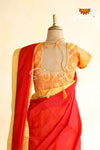 Orange Manipuri Half Saree| Langa Lavani For Girls!!!