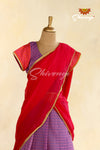 Lavender Yendhra Half Saree | Langa Dhavani For Girls!!!