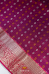 Pink Silk Pattu Pavadai Unstitched Material For Kids !!!