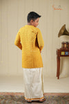 Boys Mustard Yellow Cotton Kurta !!!