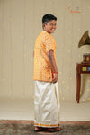 Boys Orange Cotton Kurta !!!