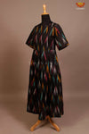 Black Ikat Long Frock For Teenage Girls !!!