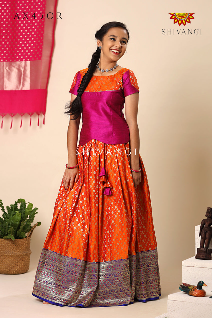 Pattu langa online clearance shopping