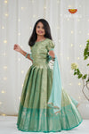 Festive Collection - Green Mango Scarlet Lehenga !!!