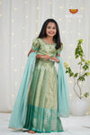 Festive Collection - Green Mango Scarlet Lehenga !!!