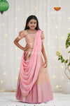 Festive Collection - Pink Mango Scarlet Lehenga !!!