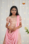 Festive Collection - Pink Mango Scarlet Lehenga !!!