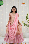 Festive Collection - Pink Mango Scarlet Lehenga !!!