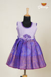 Girls Magenta Purple Rose Frock !!!