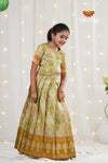 Festive Collection -Parrot Green Lantana Lehenga !!!