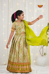 Festive Collection -Parrot Green Lantana Lehenga !!!