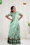 Festive Collection - Teal Green Lantana Lehenga !!!