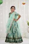 Festive Collection - Teal Green Lantana Lehenga !!!