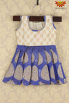 Girl Blue Tree Art Baby Frock 