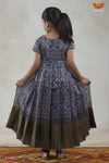 Grey Pastel Morracan Long Gown For Girls !!!